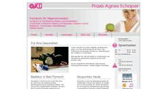 Desktop Screenshot of agnes-schaper.de